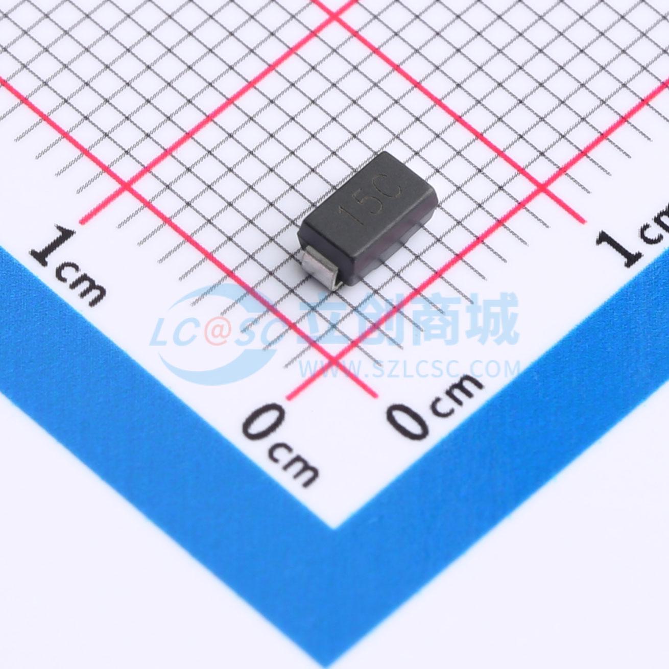 点击查看大图 P4SMA15CA实物图
