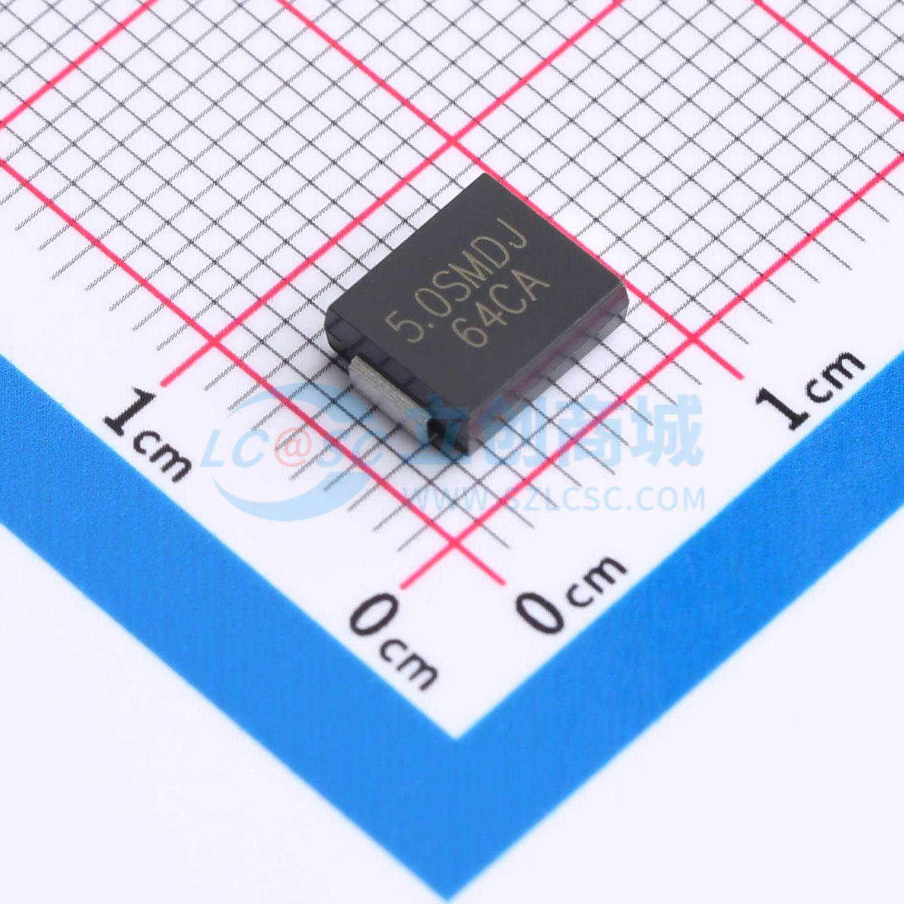 点击查看大图 5.0SMDJ64CA实物图