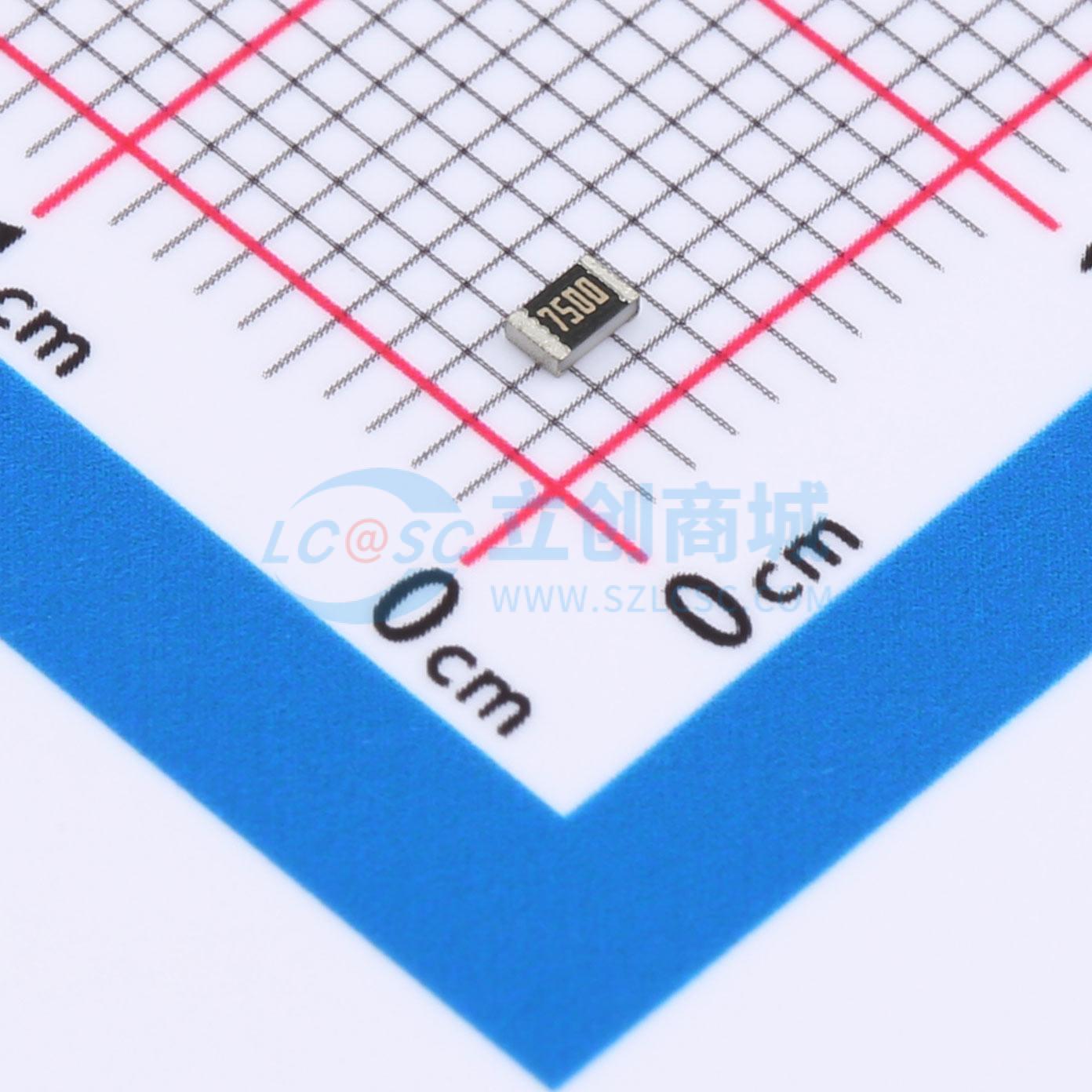 点击查看大图 RN73C2A750RBTDF实物图