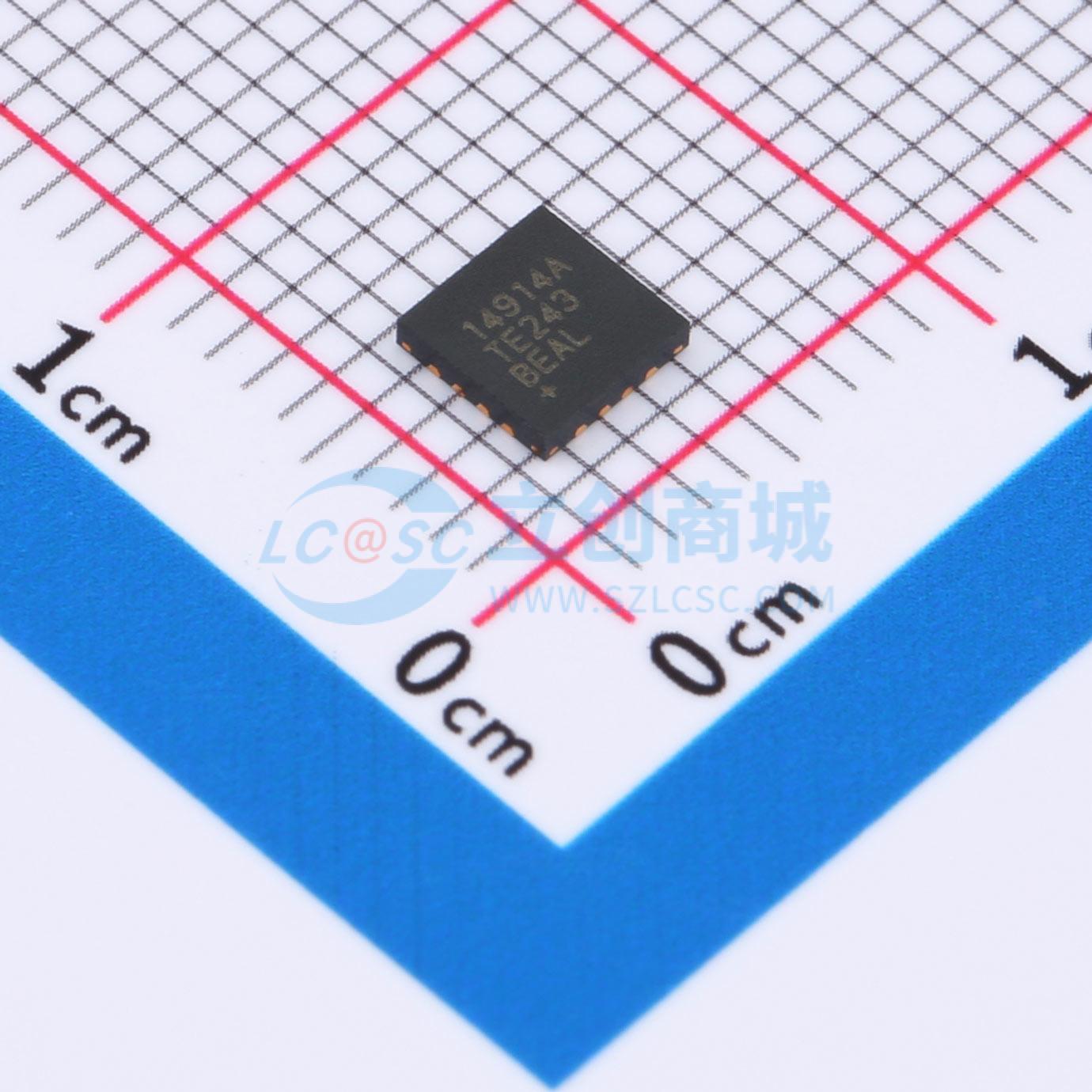 点击查看大图 MAX14914ATE+T实物图