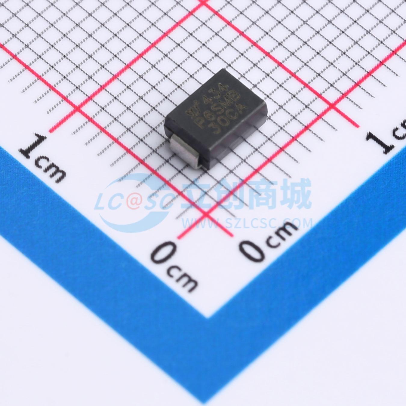 点击查看大图 P6SMB30CAQ实物图