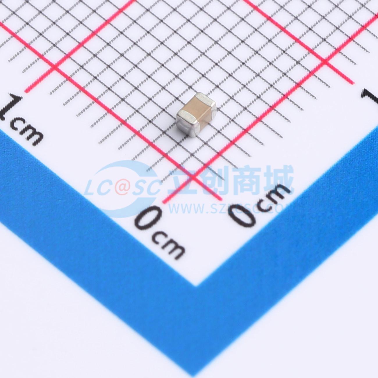 CGA0805X7R106K100MT实物图