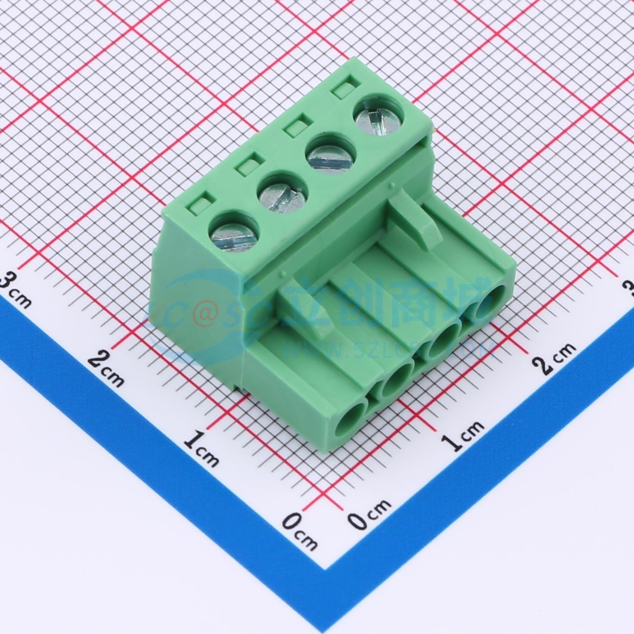 点击查看大图 2EGTK-5.08-04P-14-100实物图
