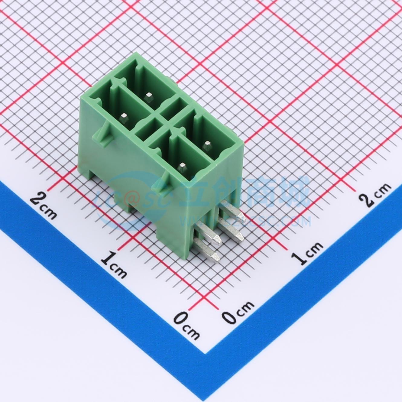 点击查看大图 DB2ERHBG-3.5-2*2P-GN实物图