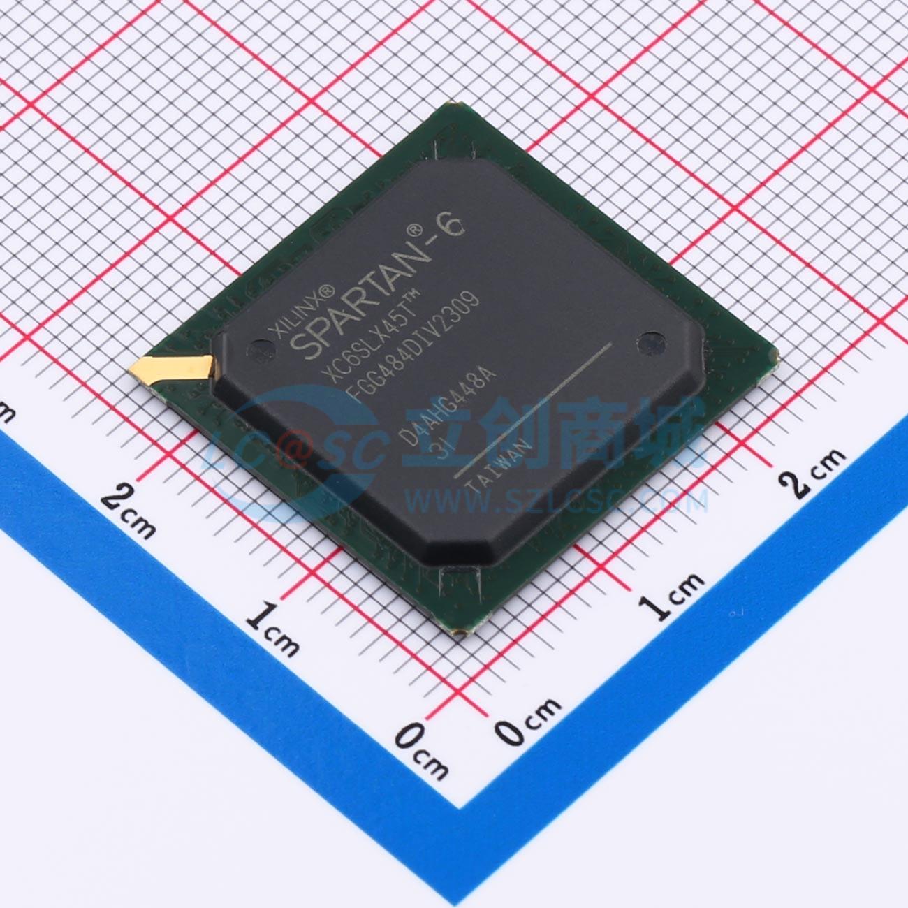 点击查看大图 XC6SLX45T-3FGG484I实物图