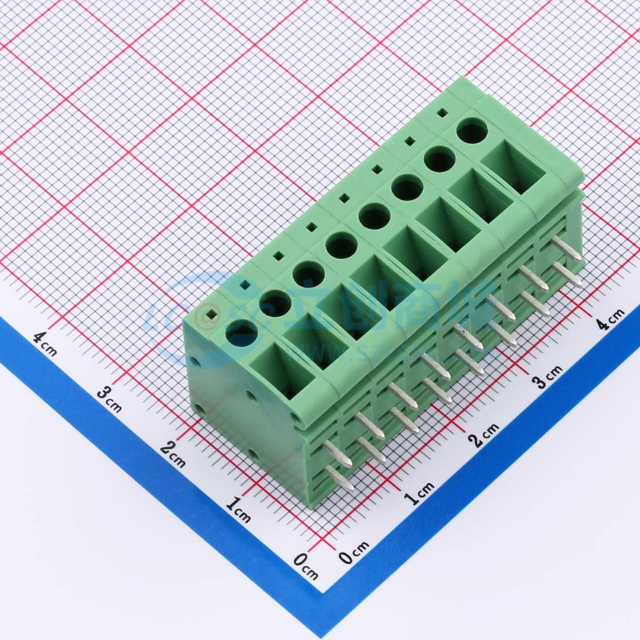 点击查看大图 DB105R-5.0-8P-GN-S实物图