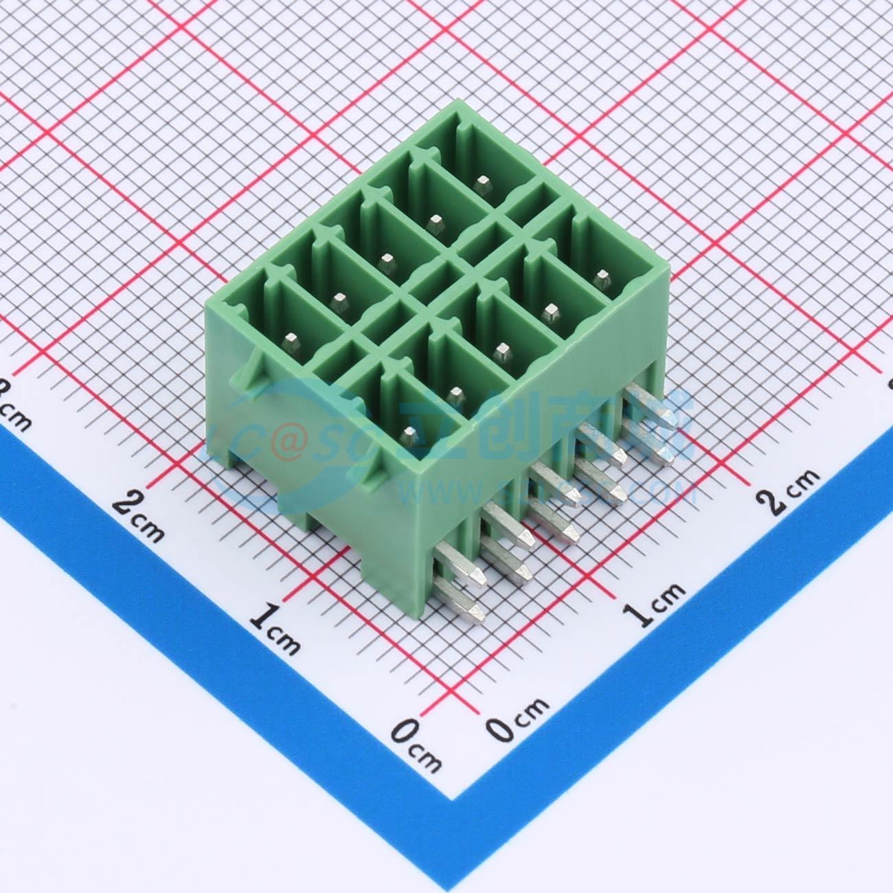 点击查看大图 DB2ERHBG-3.5-2*5P-GN实物图