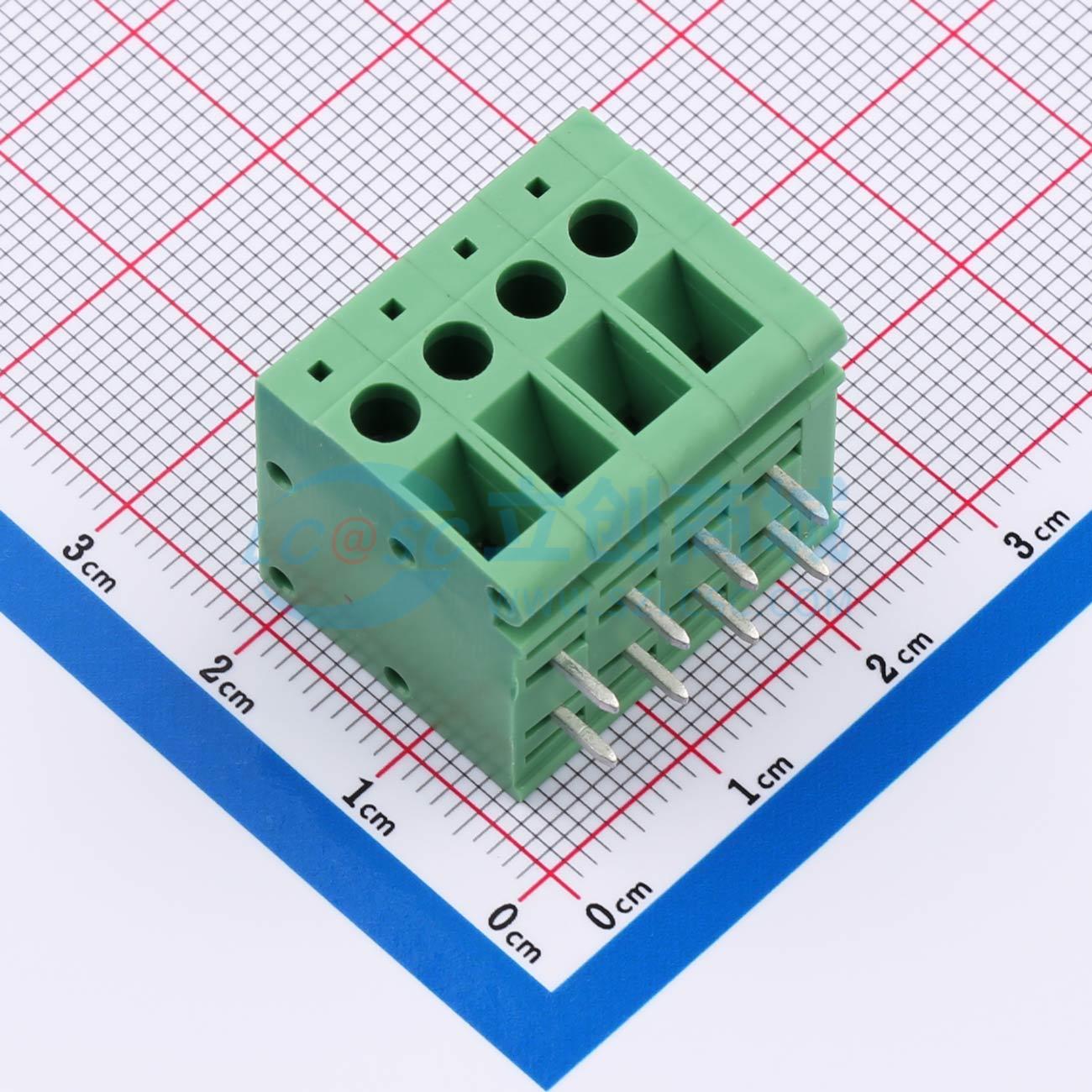点击查看大图 DB105R-5.0-4P-GN-S实物图