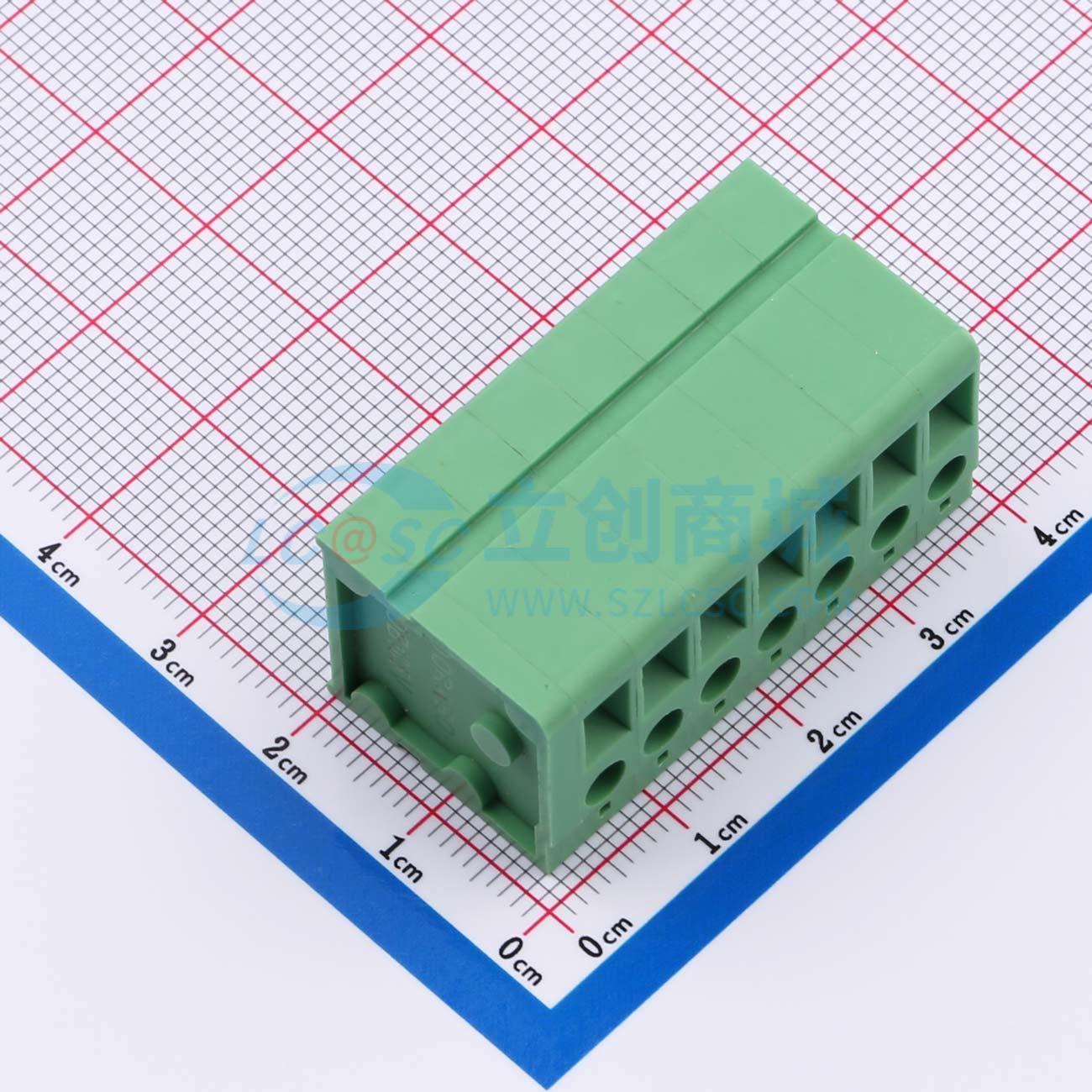 点击查看大图 DB105V-5.0-7P-GN-S实物图