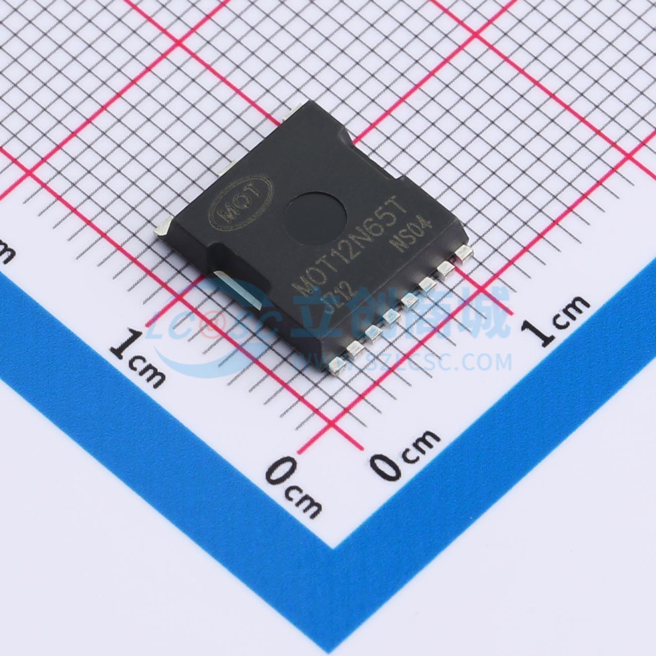 点击查看大图 MOT12N65T实物图