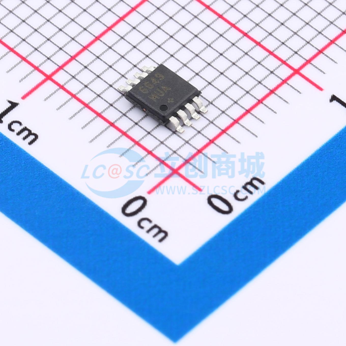 MAX6649MUA+T实物图