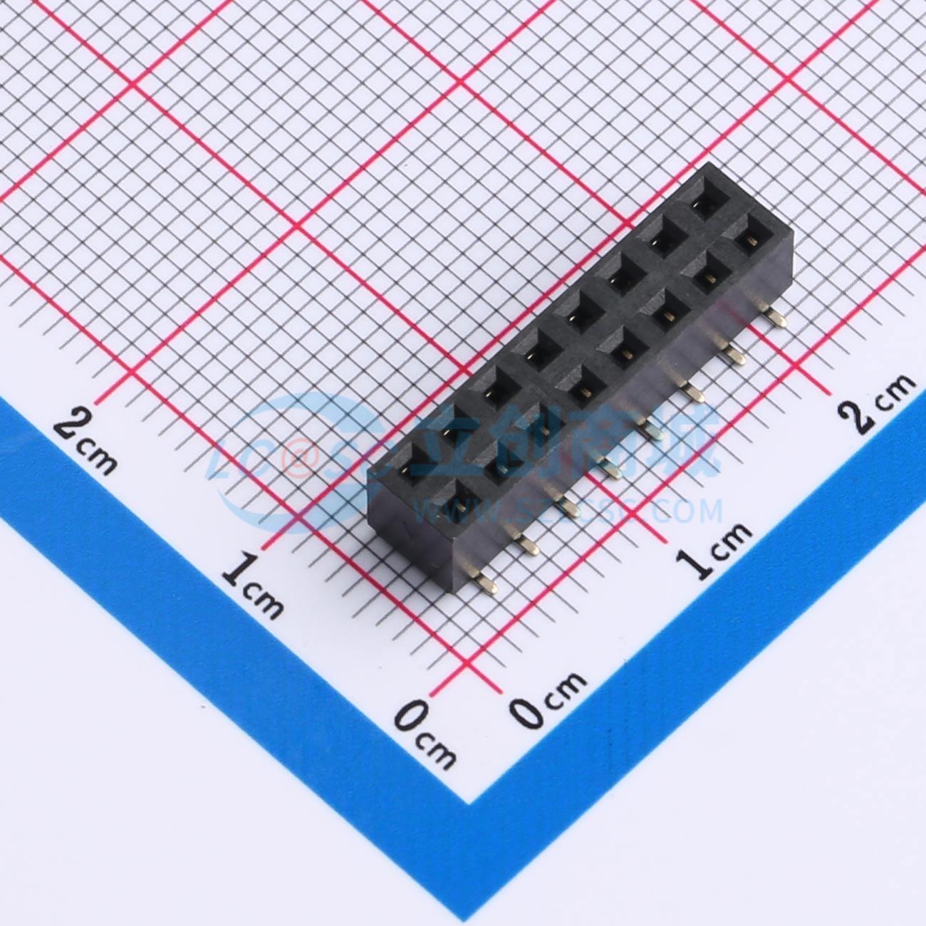 点击查看大图 HC-PM254-5.0H-2x8PS实物图