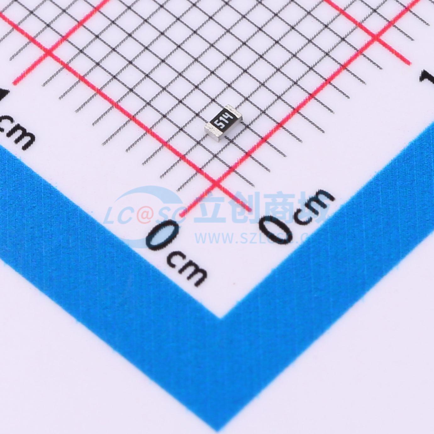 点击查看大图 FRQ0603J514 TS实物图
