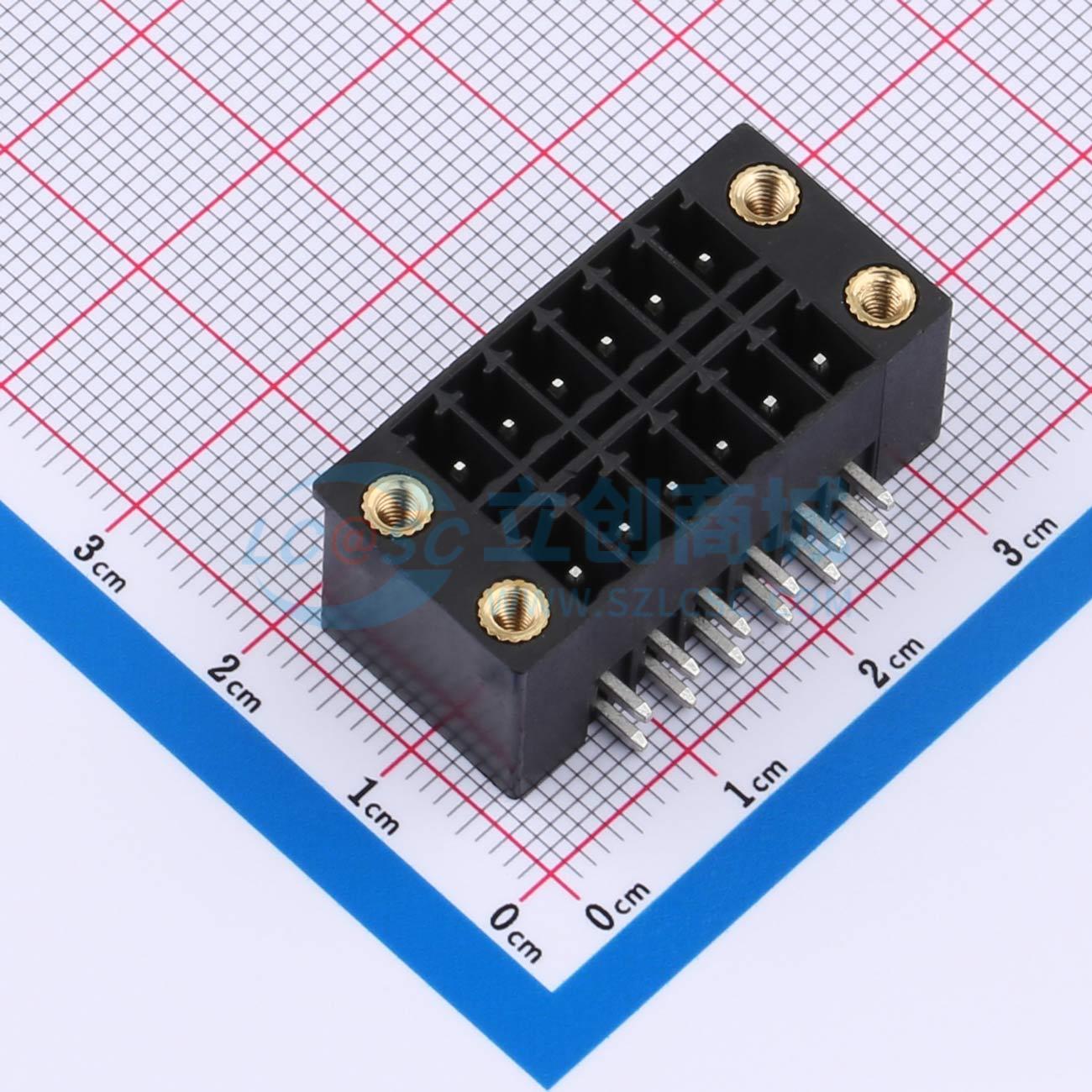 点击查看大图 DB2ERHBM-3.5-2*6P-BK实物图