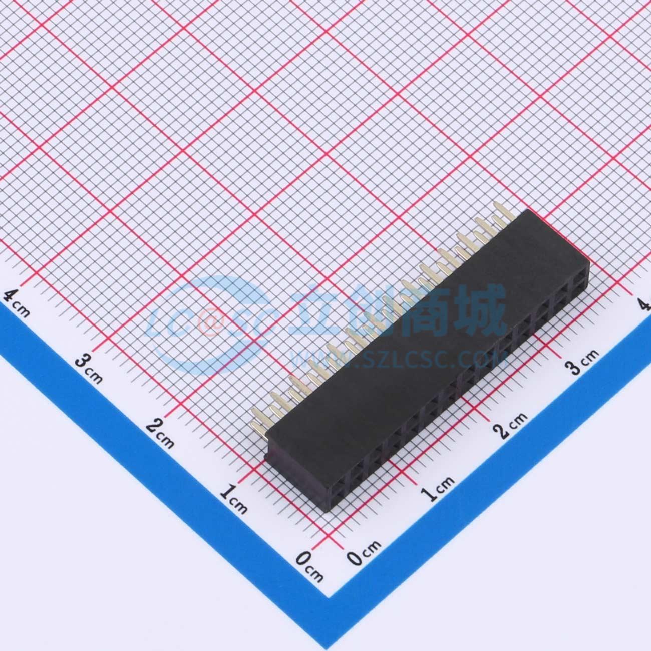 点击查看大图 HX PM2.54-2x14P ZC实物图