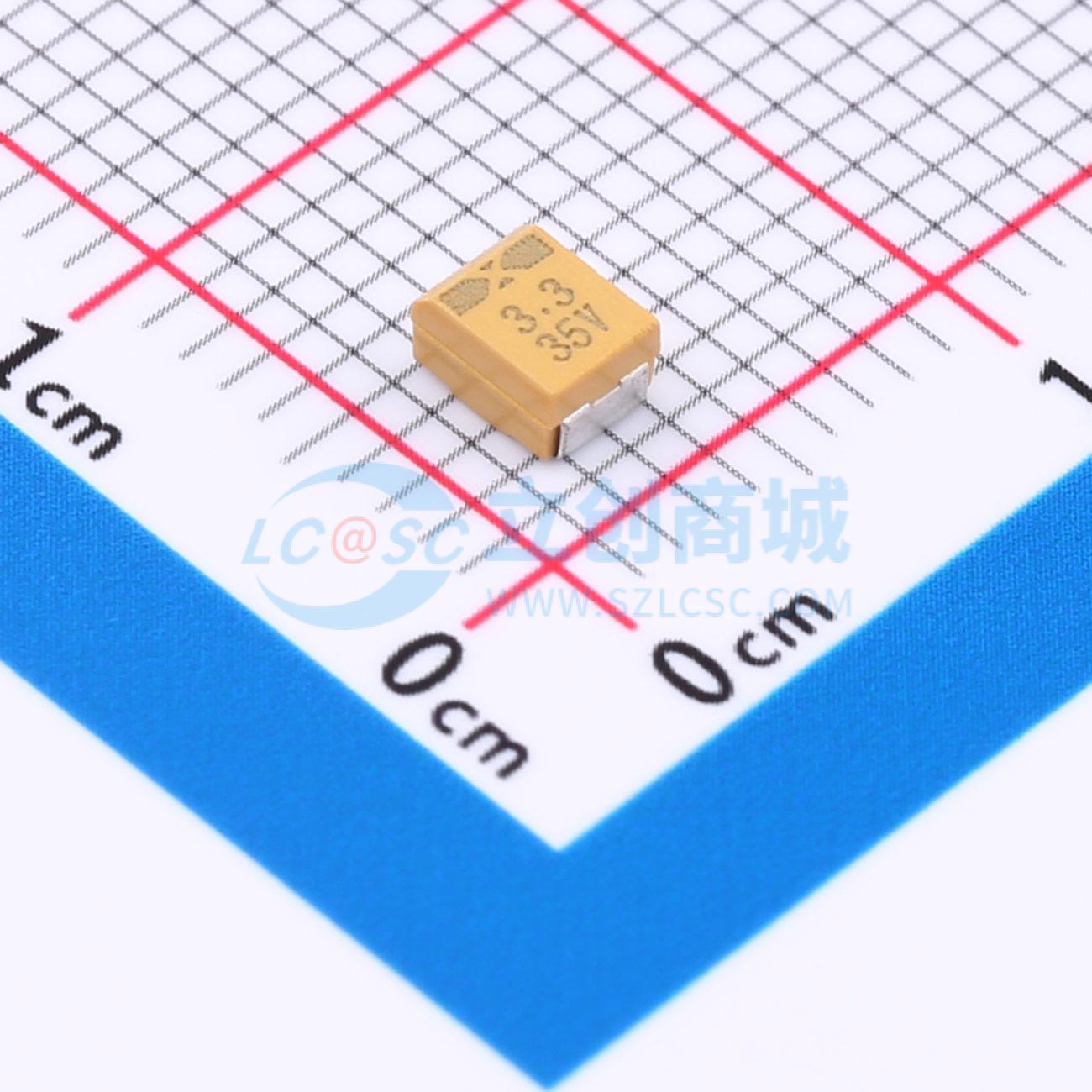 点击查看大图 CA45A-B-35V-3.3uF-K实物图