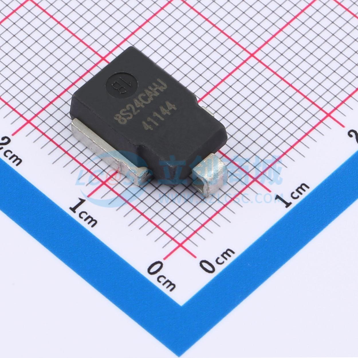 点击查看大图 SM8S24CA-H实物图