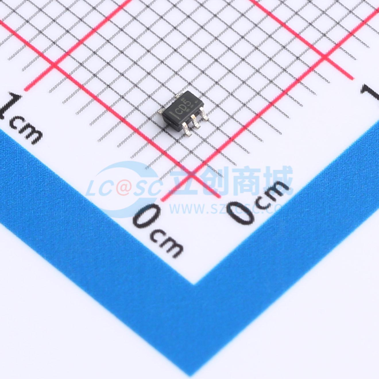 SN74LVC1GU04DCKT实物图