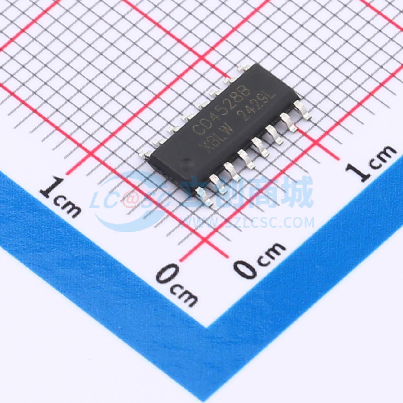 点击查看大图 CD4528BDTR(XBLW)实物图