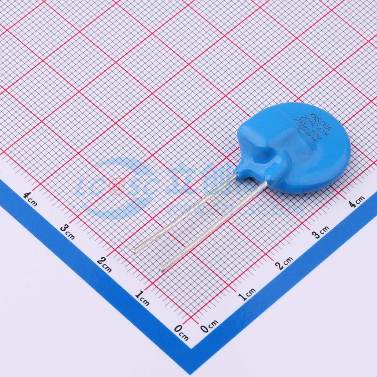 点击查看大图 TMOV20N241K206RV050实物图