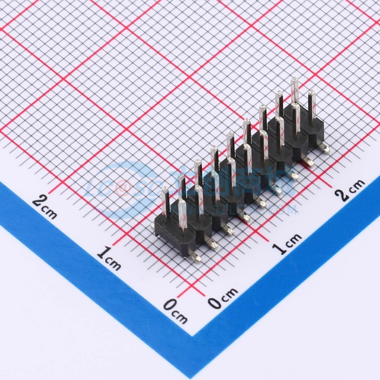 点击查看大图 HX PZ2.54-2x9P TP实物图