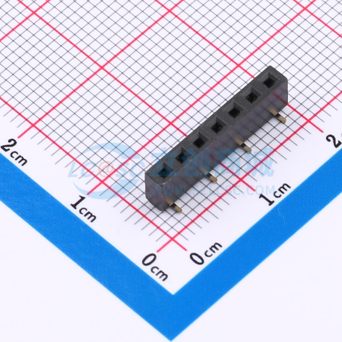 HX PM2.54-1x7P TP-YQ实物图
