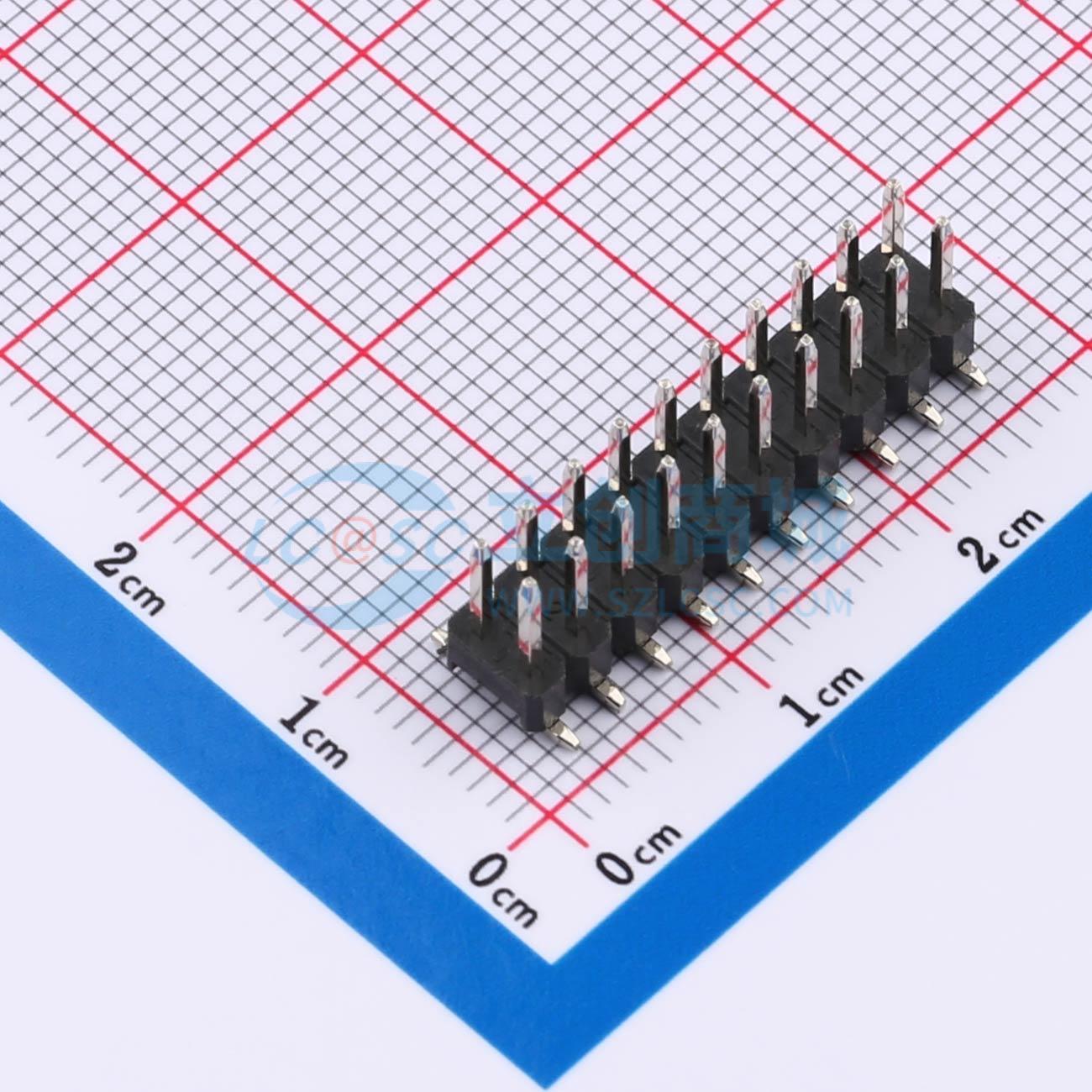 点击查看大图 HX PZ2.54-2x10P TP实物图