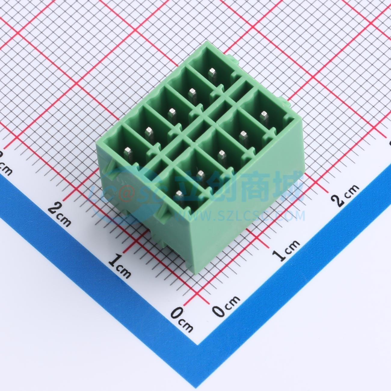 DB2EVHBG-3.5-2*5P-GN实物图