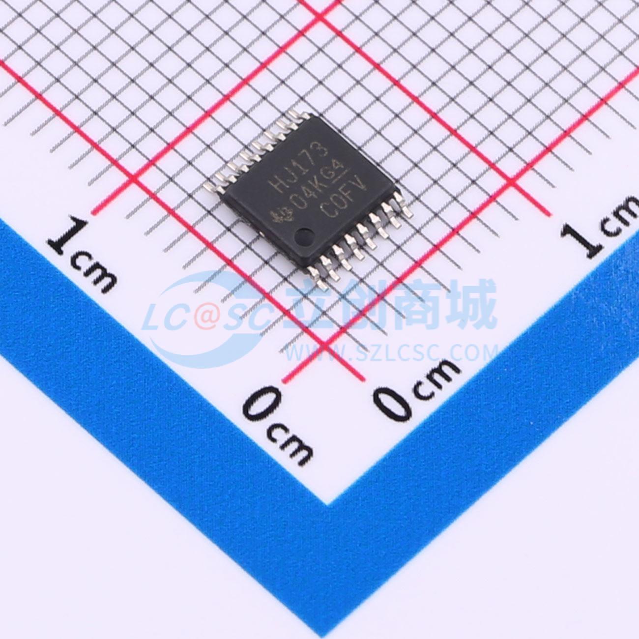 点击查看大图 CD74HC173PWR实物图