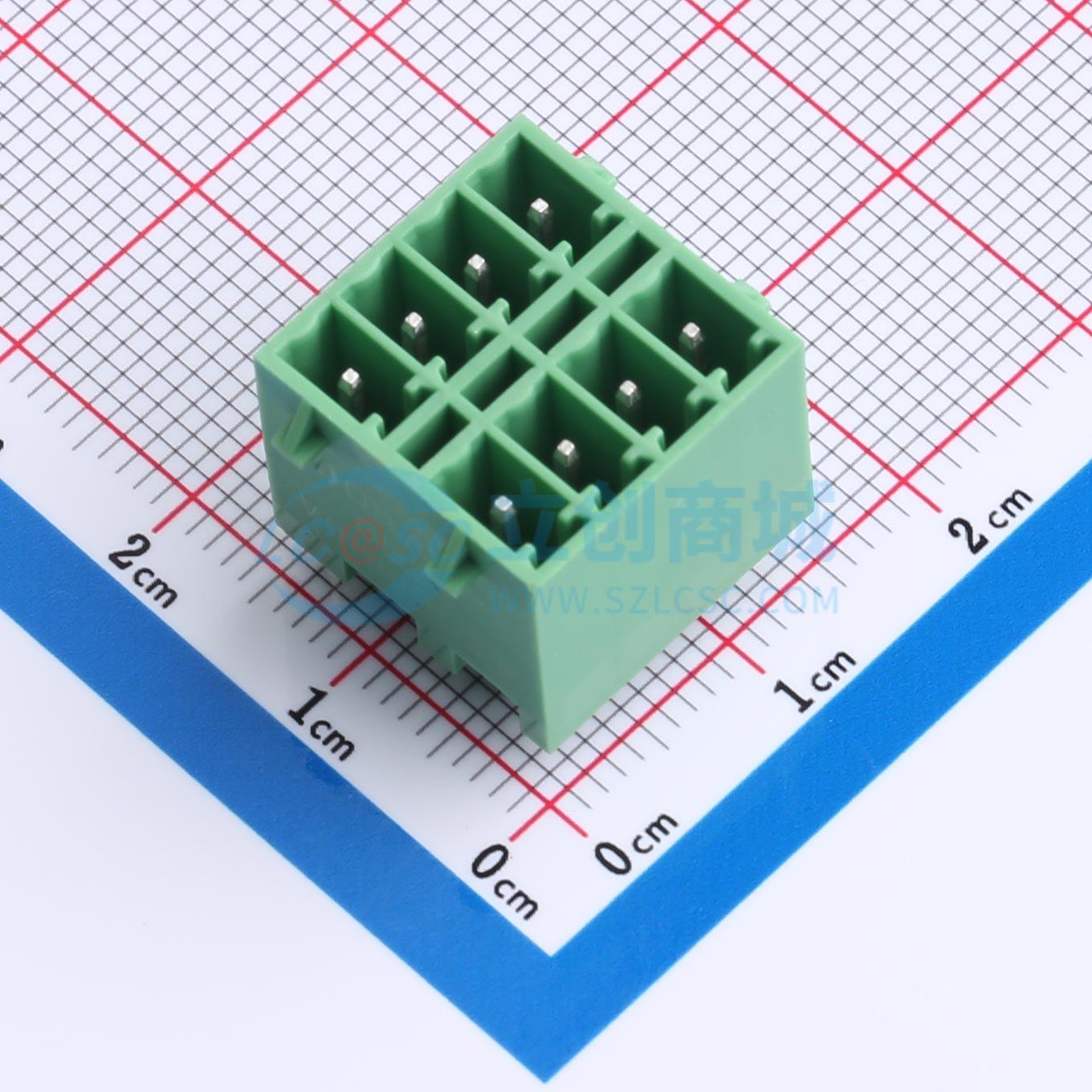 点击查看大图 DB2EVHBG-3.5-2*4P-GN实物图