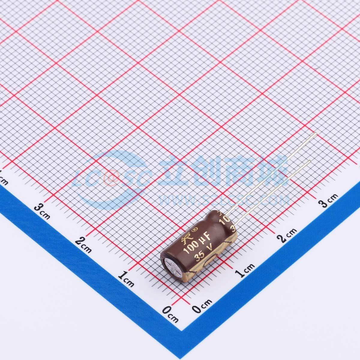 EL1V101M6L12CDH1D0LC实物图