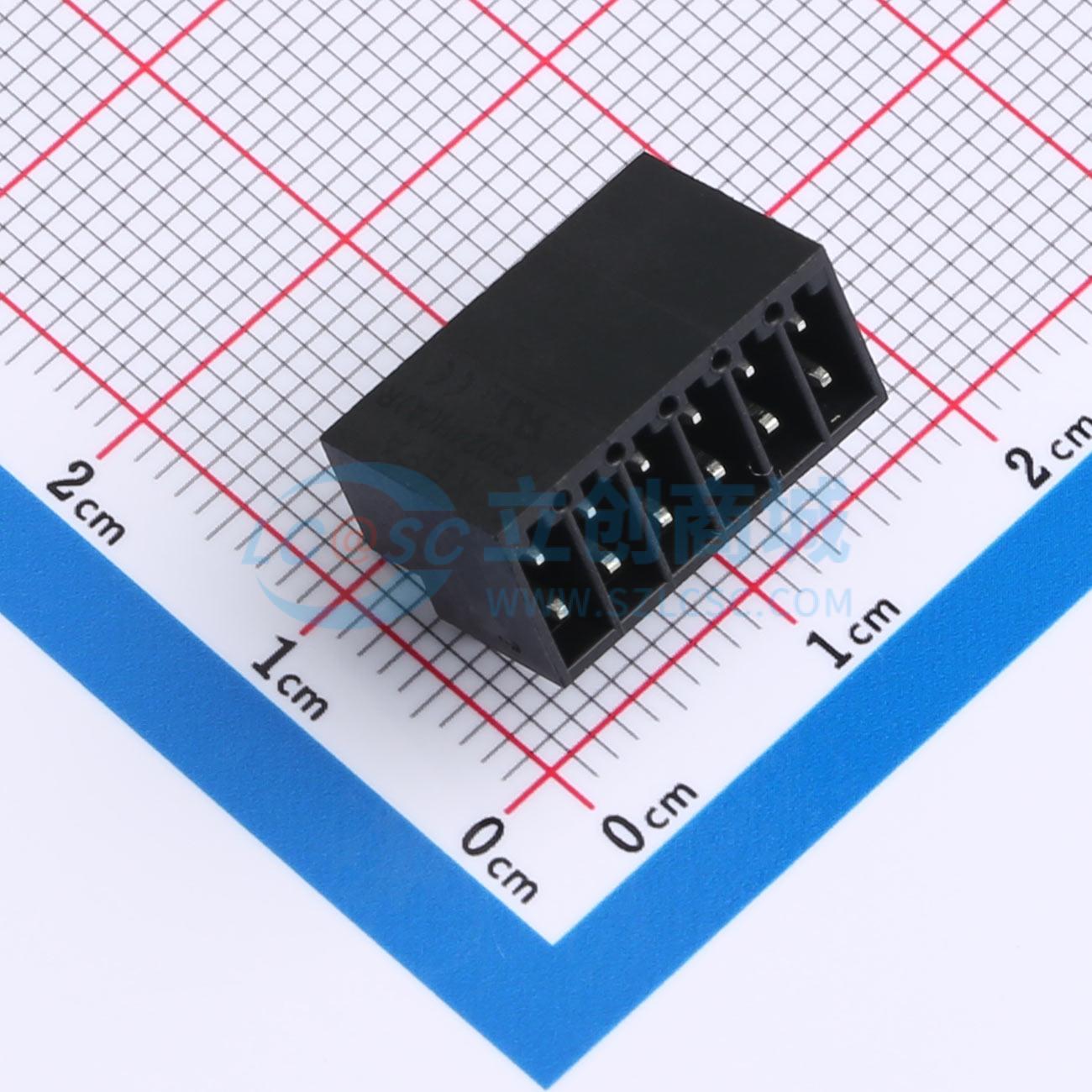 点击查看大图 KF2024HR-2.54-2*6P实物图