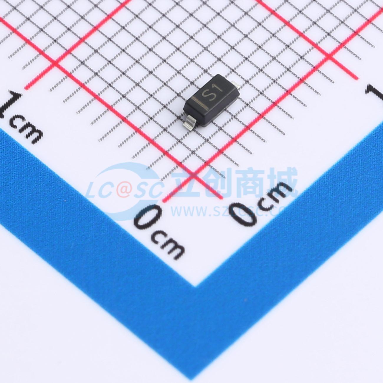 点击查看大图 BAT54W-E3-08-CN实物图