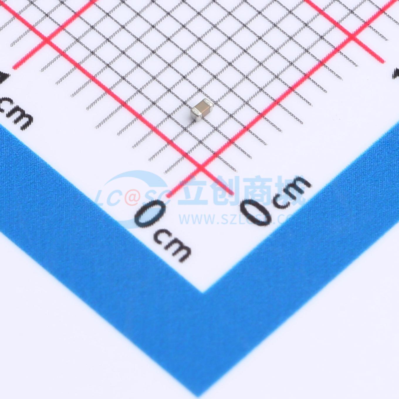 点击查看大图 CGA0402X7R104J250GT实物图