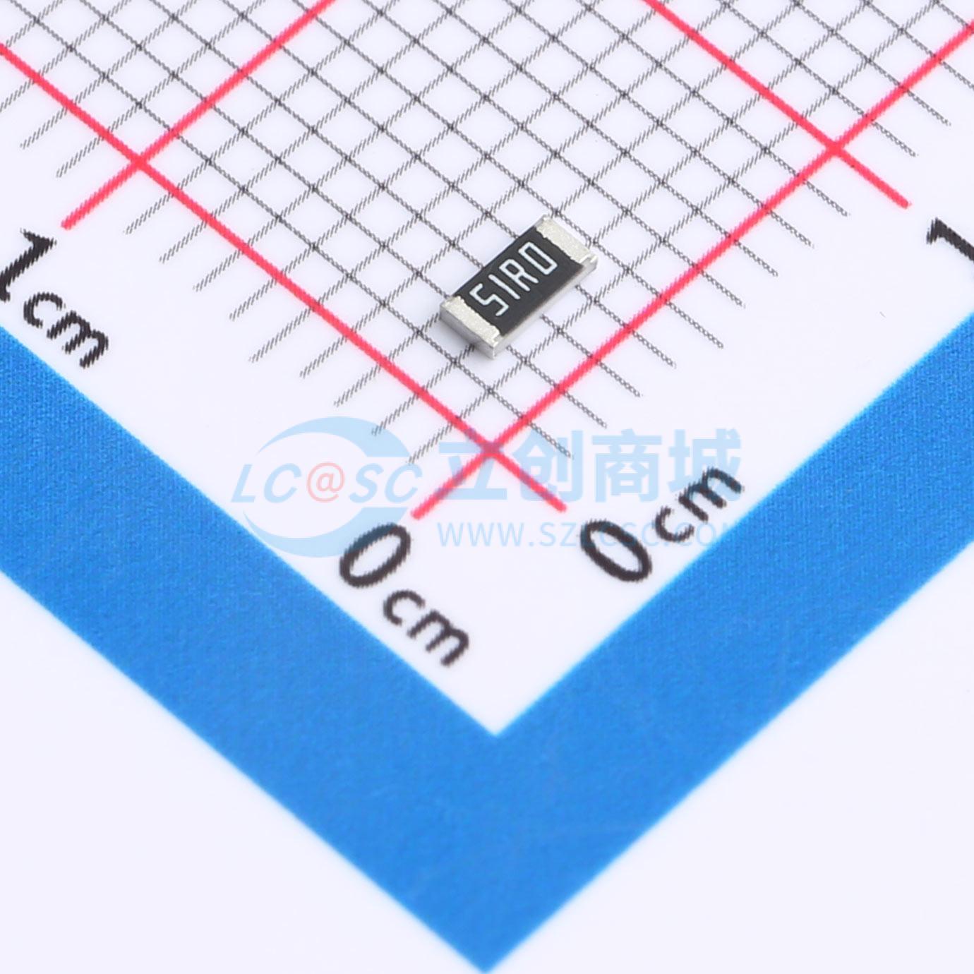 点击查看大图 FRP1206F51R0TS实物图