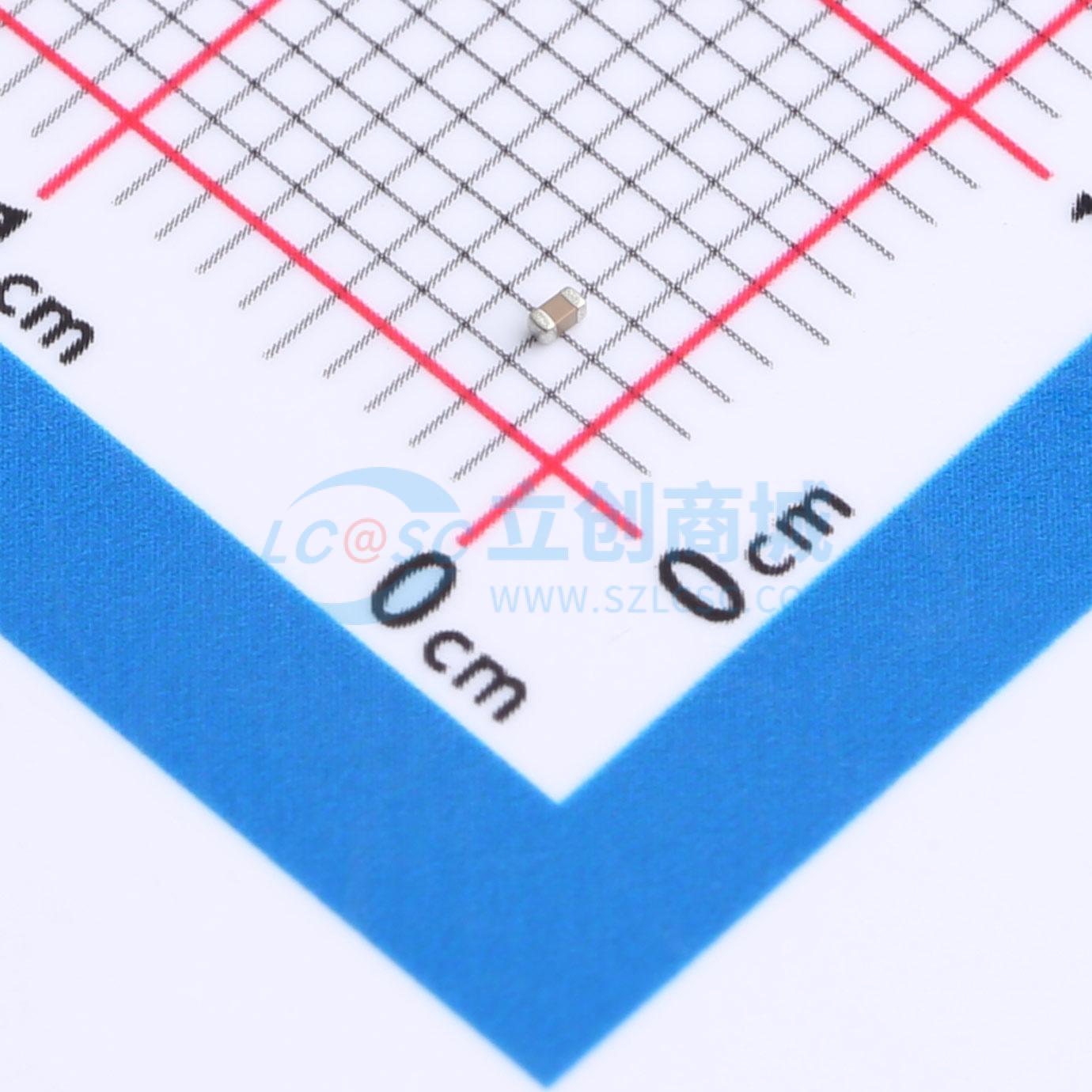 点击查看大图 CGA0402X5R104M250GT实物图