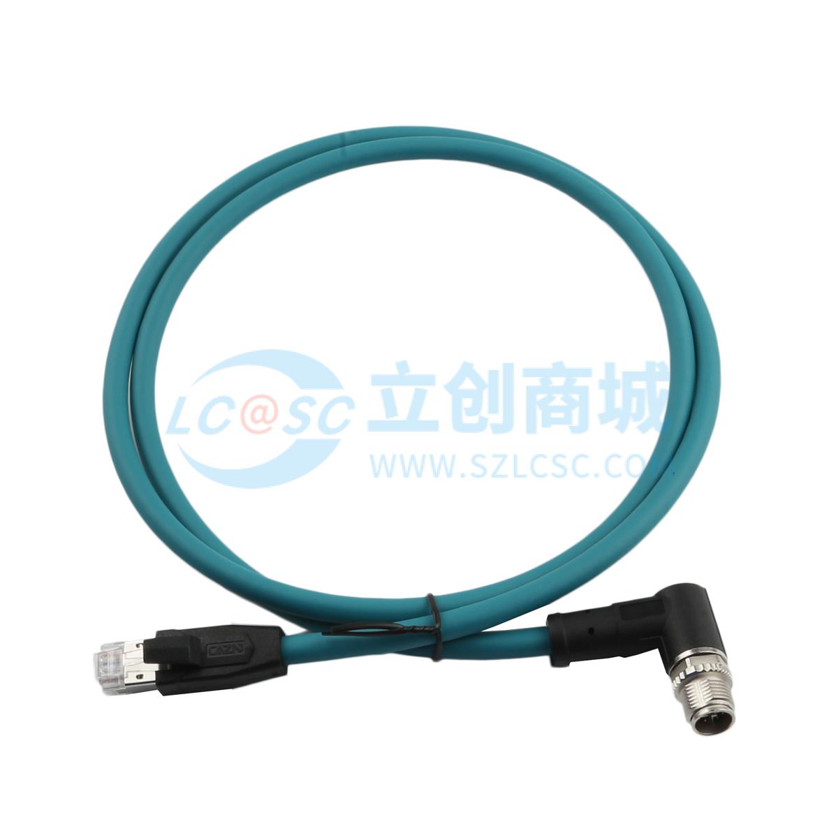 CM03-M12-D1-P8X/RJ45-1M实物图