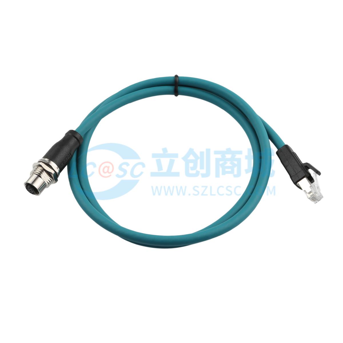 CM03-M12-F0-S8/RJ45-1M实物图