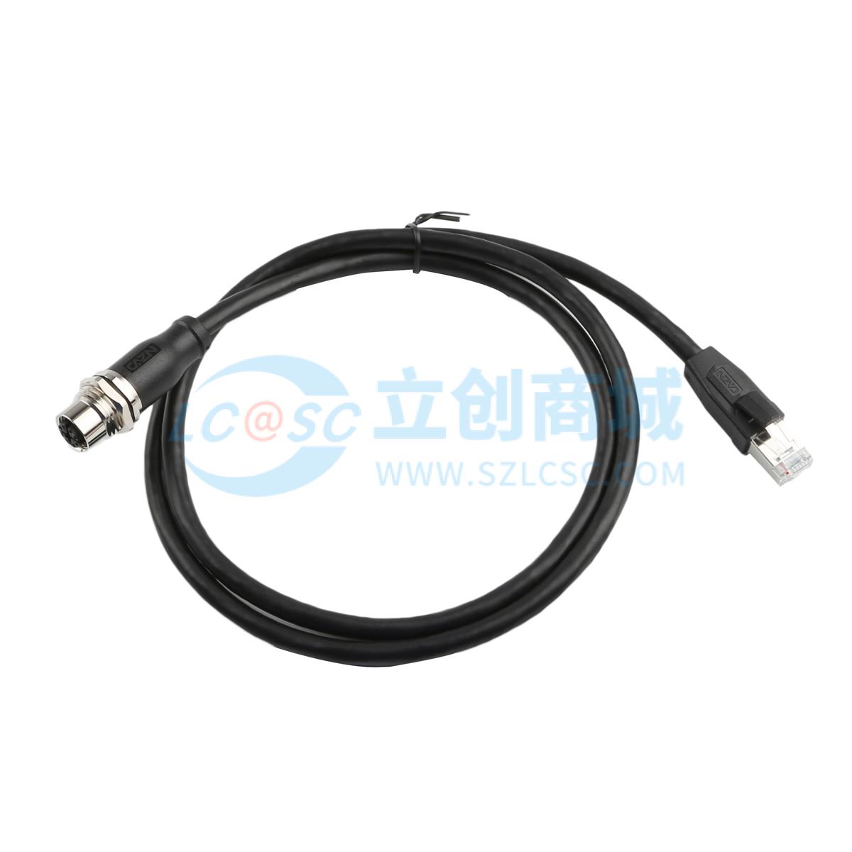 CM10-M12-F0-S8X/RJ45-1M实物图