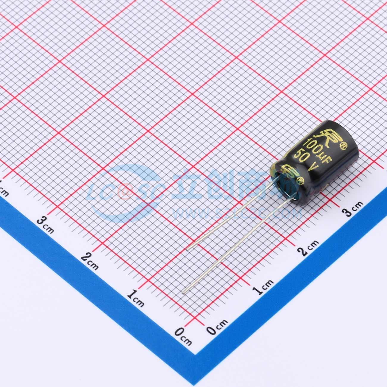 EH1H101M0812DBH1B0LC实物图