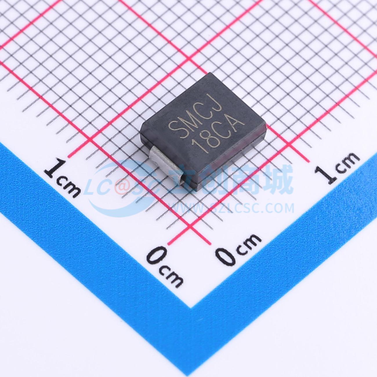 点击查看大图 SMCJ18CA实物图