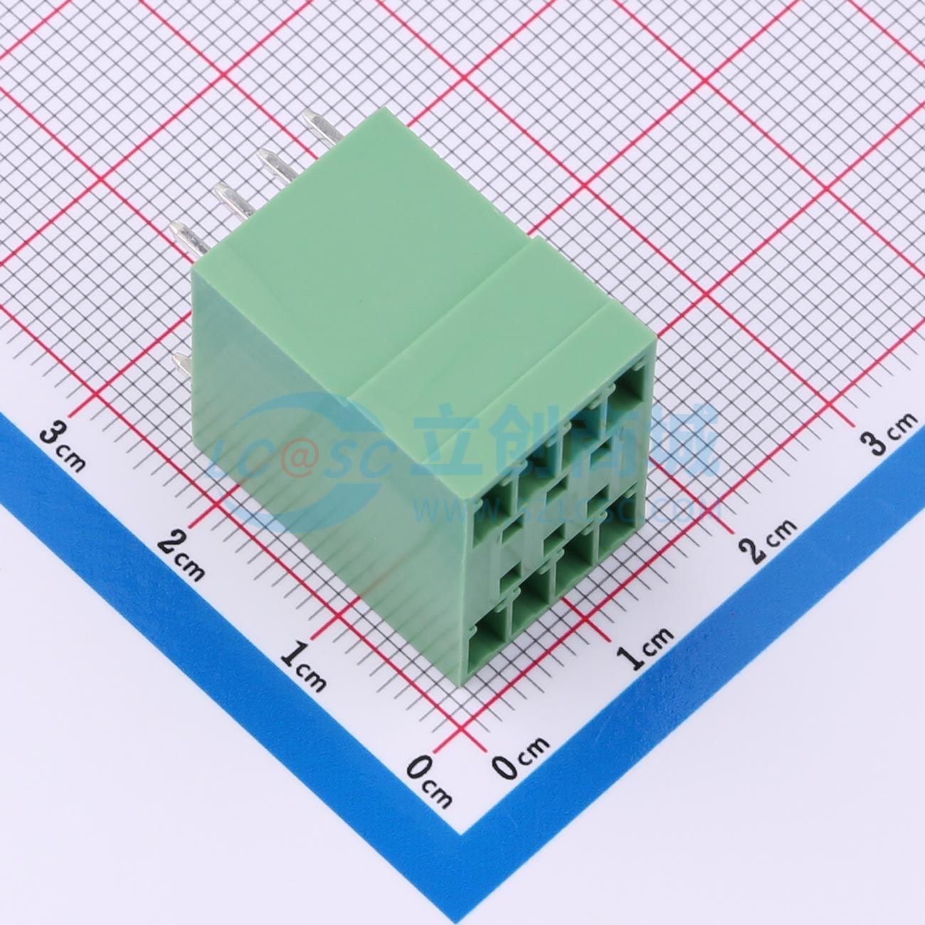 点击查看大图 DB2EVH-3.5-2*4P-GN实物图