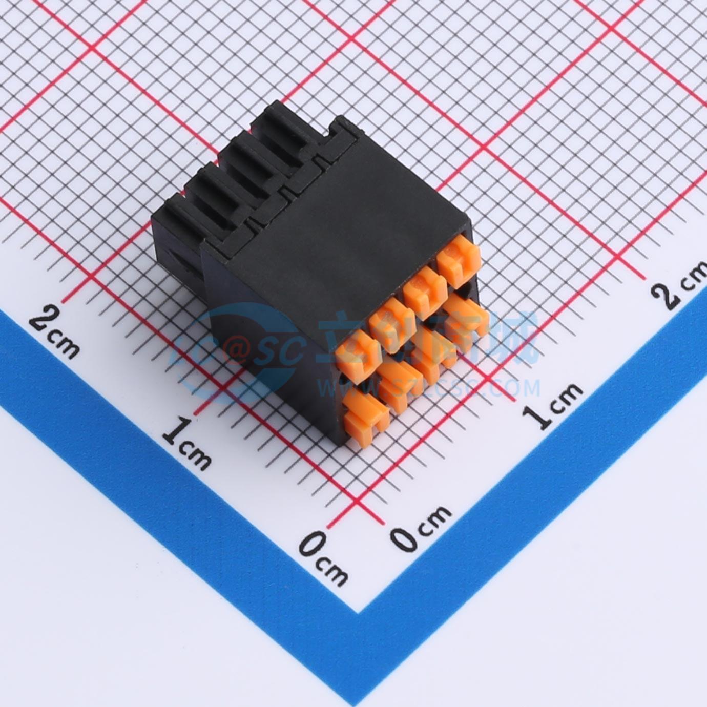 点击查看大图 KF2024H-2.54-2*4P实物图