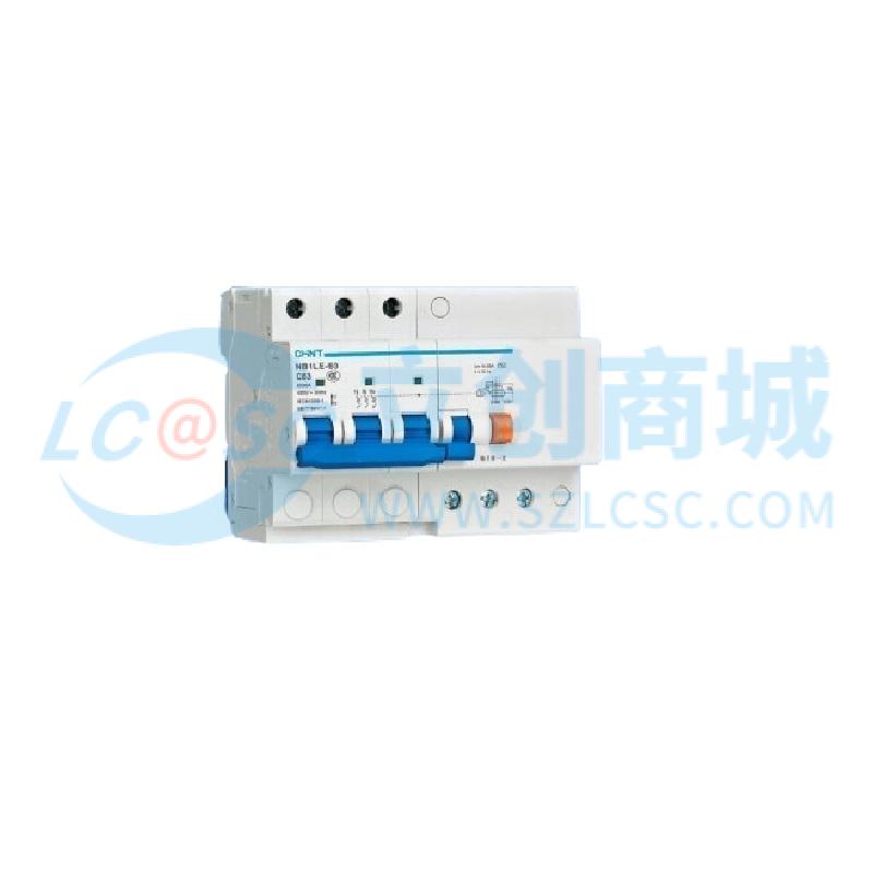 NB1LE-63 3P+N C50 30mA实物图