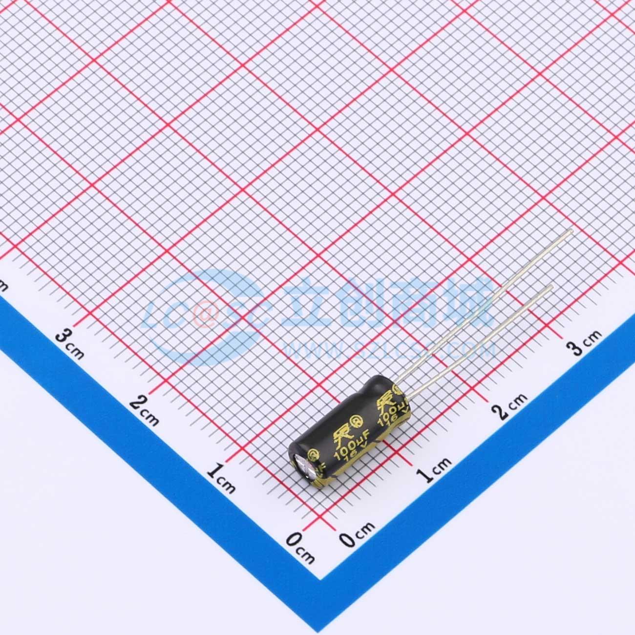 EH1C101M0511BBH1A0LC实物图