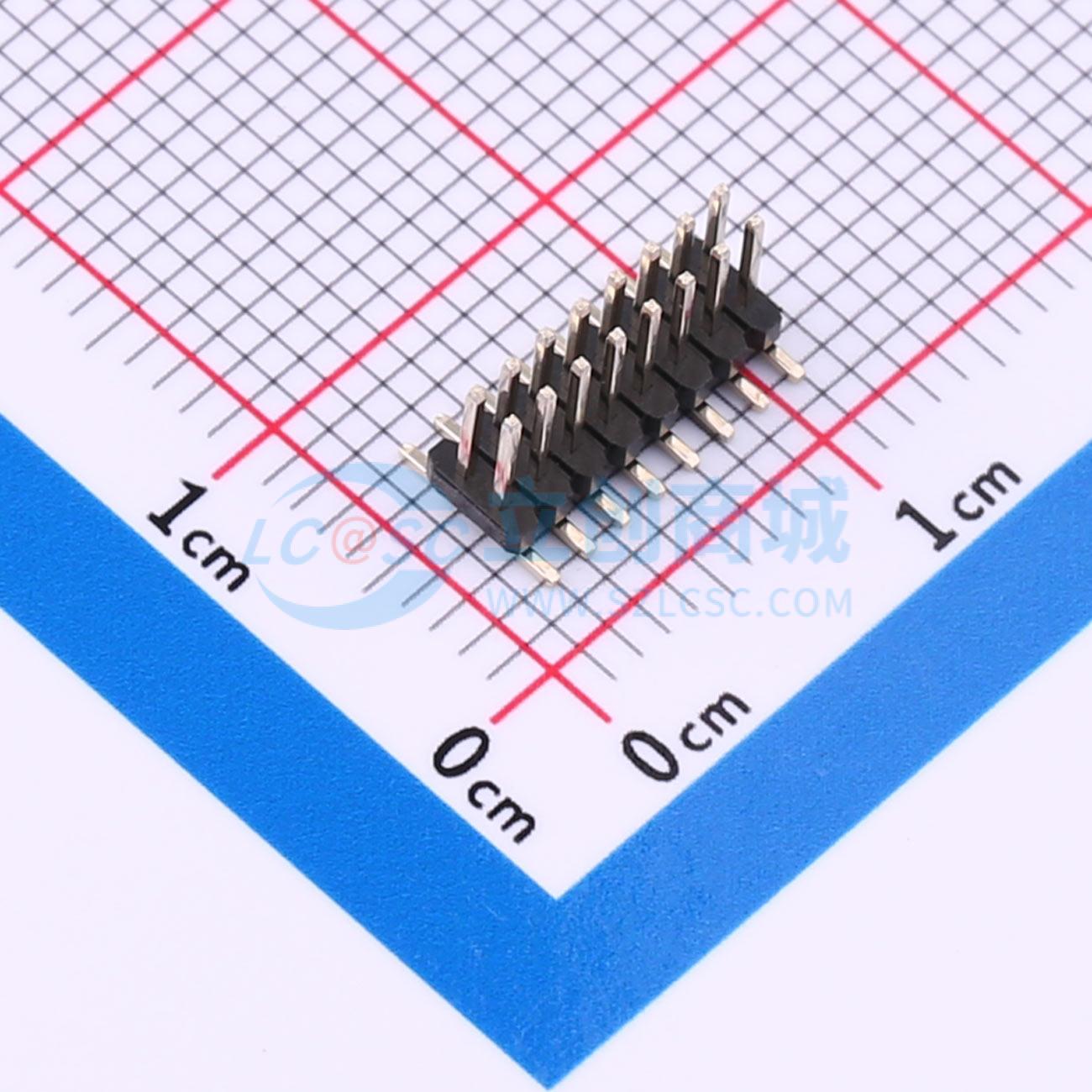 点击查看大图 HX PZ-1.27-02-08-S-PB1.5实物图