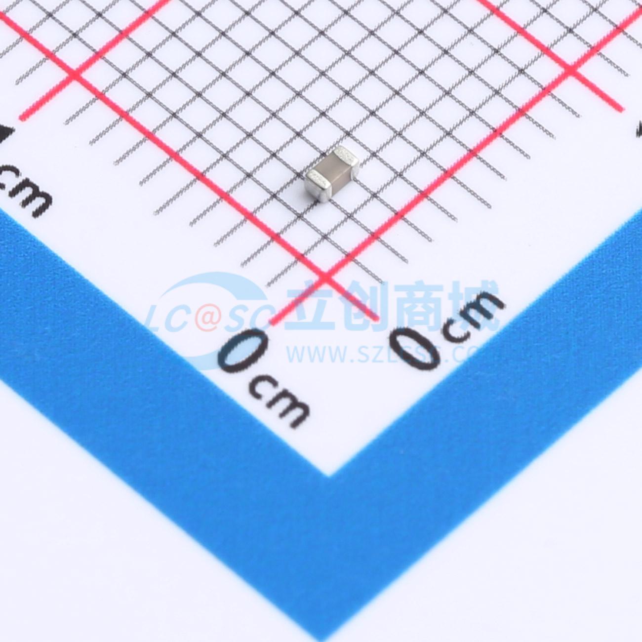 CGA0603X7R101K101JT实物图