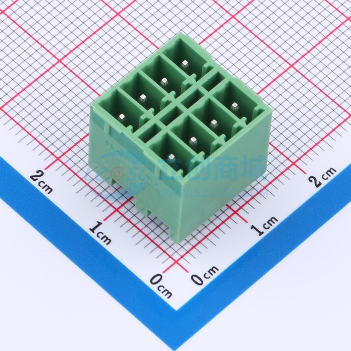 点击查看大图 DB2EVHB-3.5-2*4P-GN实物图