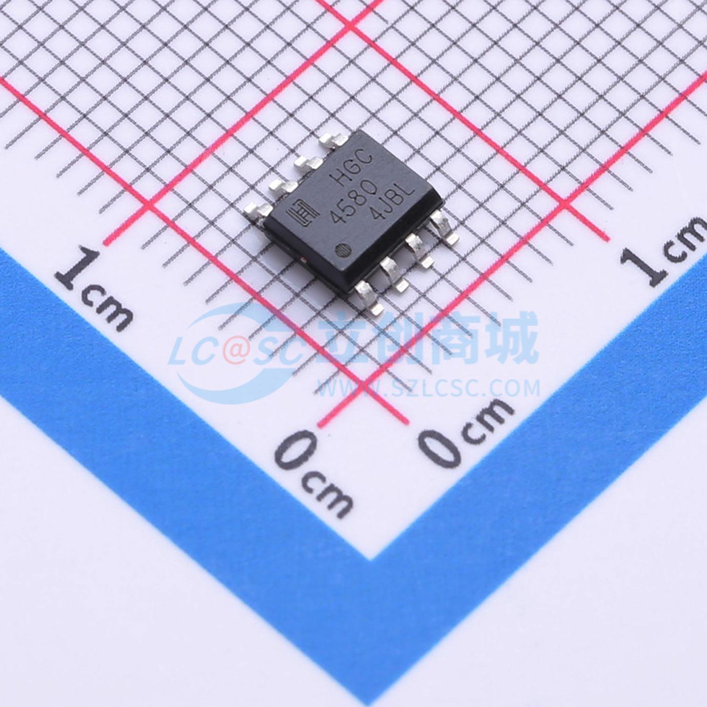 点击查看大图 NJM4580DRG实物图