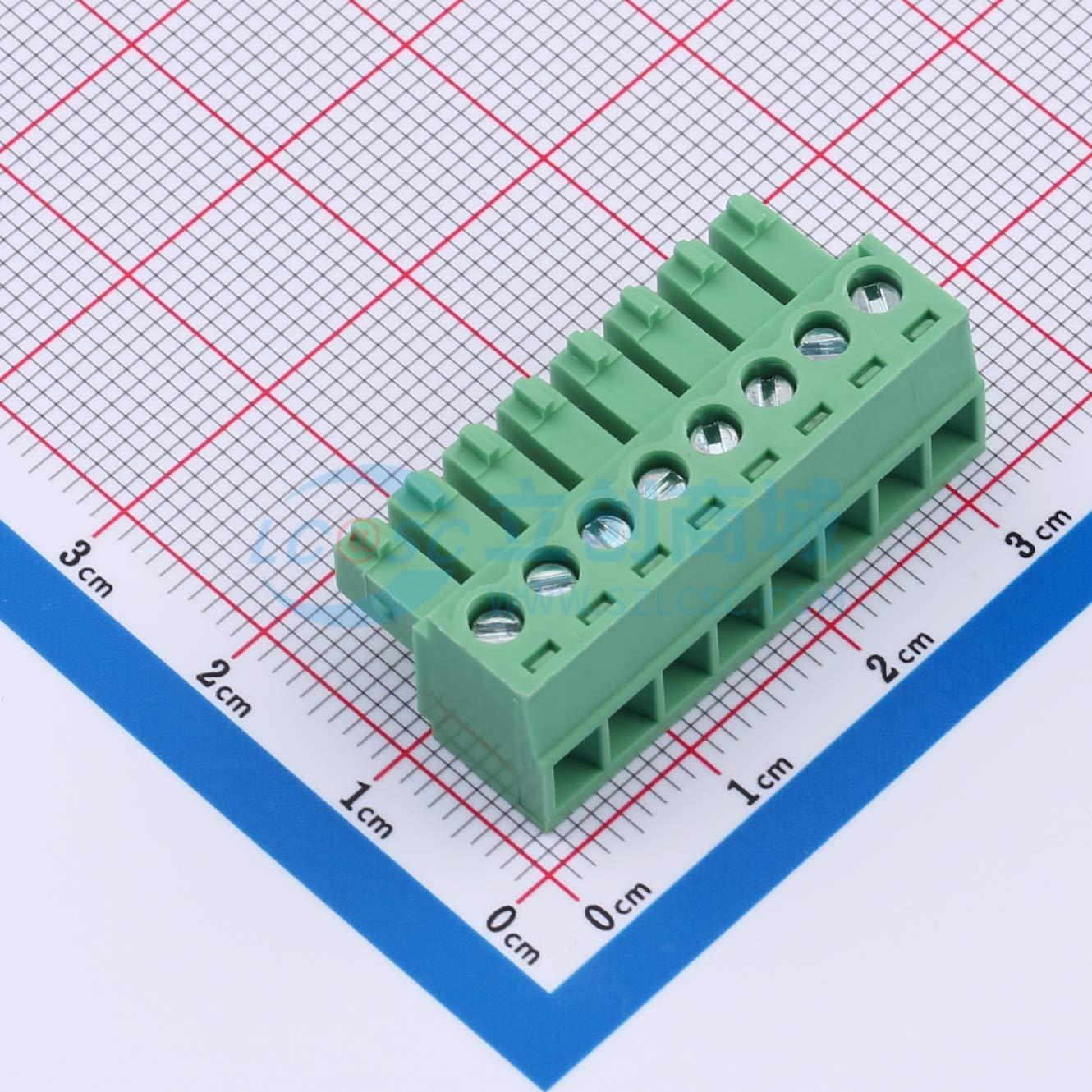 点击查看大图 ZX-DGK-3.81-8P实物图